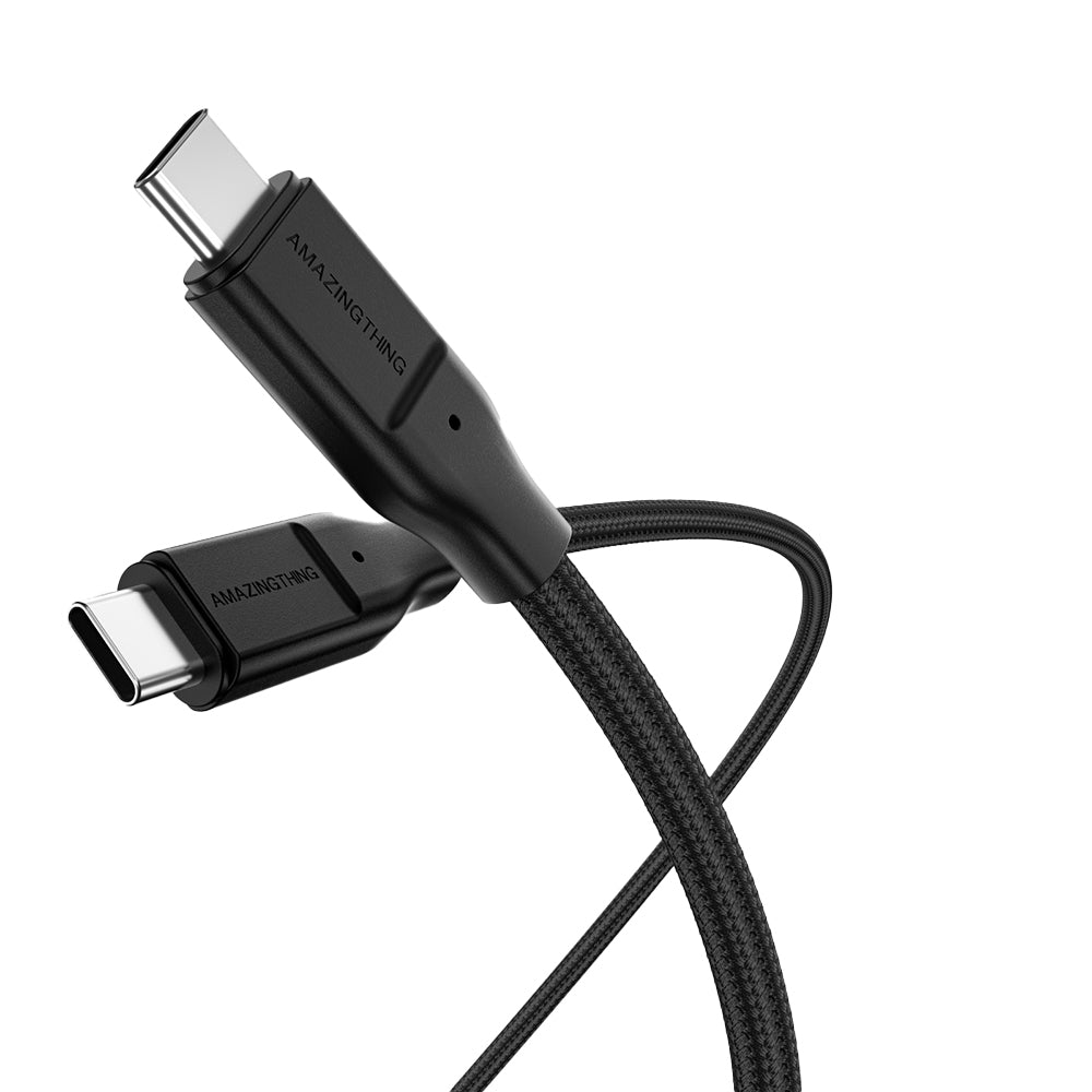 Amazingthing Magcord Serisi Magnetik Örgülü Tasarımlı Type-C to Type-C PD Data ve Şarj Kablosu 60W 1.2M