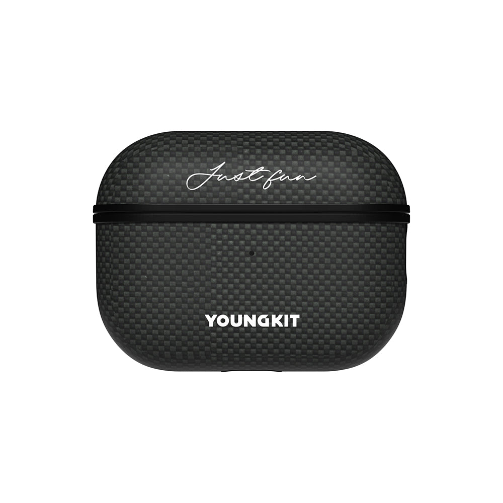 Apple Airpods Pro 2 Kılıf M-safe Şarj Özellikli Aramid Fiber Youngkit 1500D Kevlar Extreme Wing Serisi Kapak