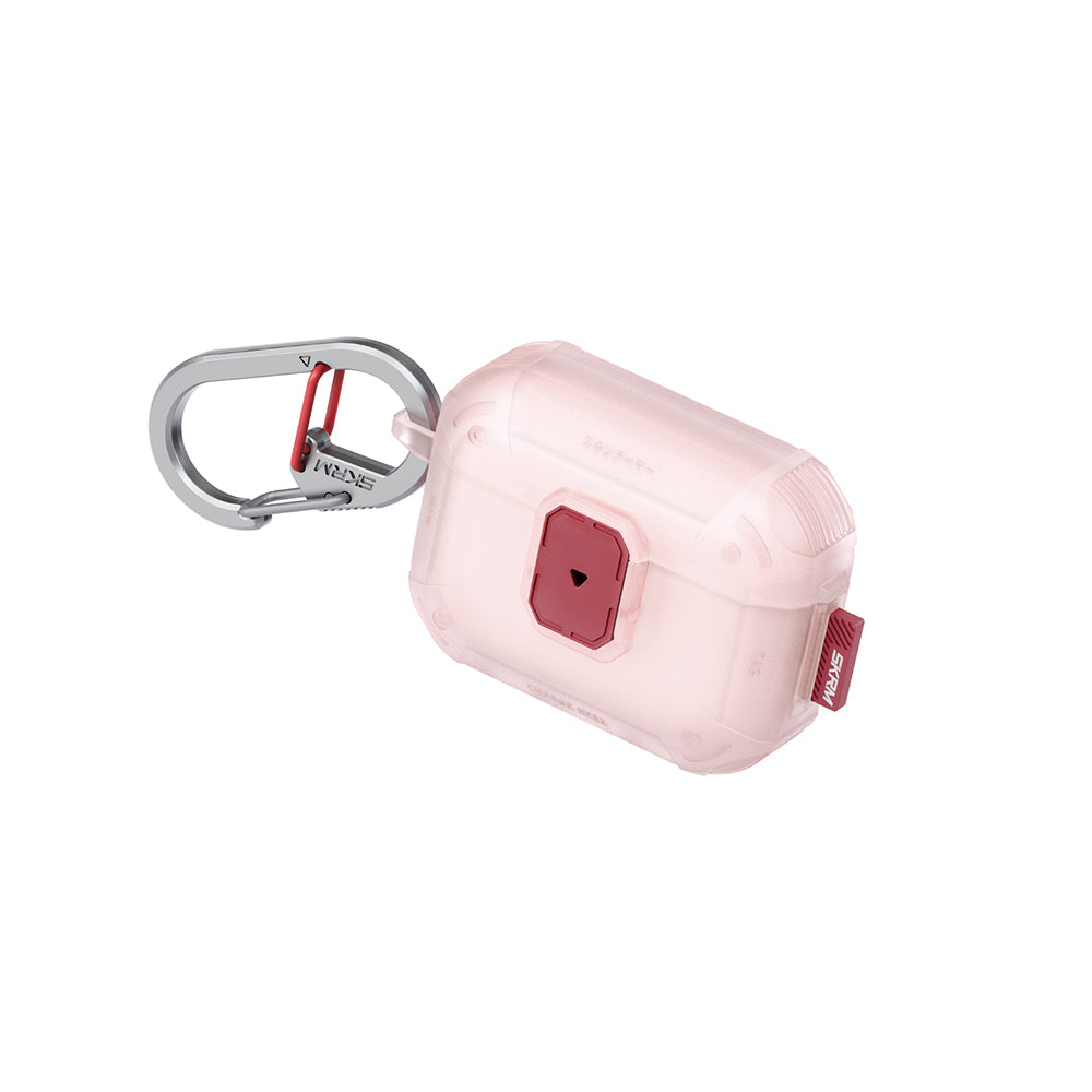 Apple Airpods Pro 3 Kılıf Airbagli Yivli Köşe Kilit Tasarımlı 360 Derece Koruma Skinarma Mecha LE Kılıf