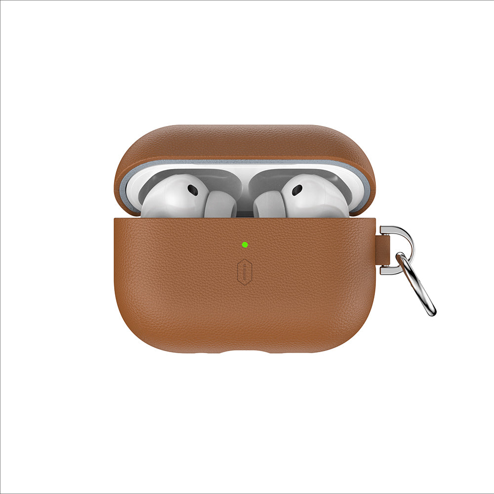 Apple AirPods Pro 3 Wiwu HC-201 Parmak İzi Bırakmayan Deri Kılıf