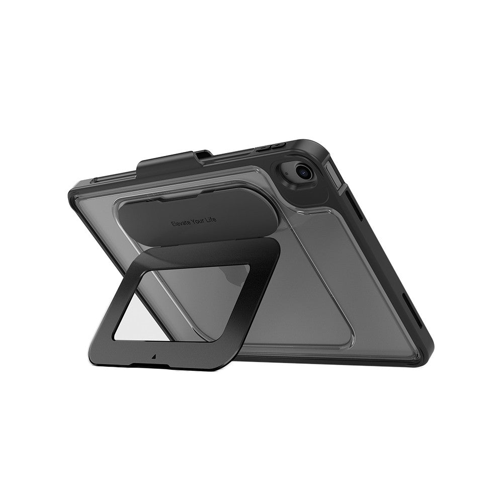 Apple iPad Air 11 2024 Mutural AlloyKick Serisi Kalem Bölmeli Alüminyum Standlı Tablet Kılıfı