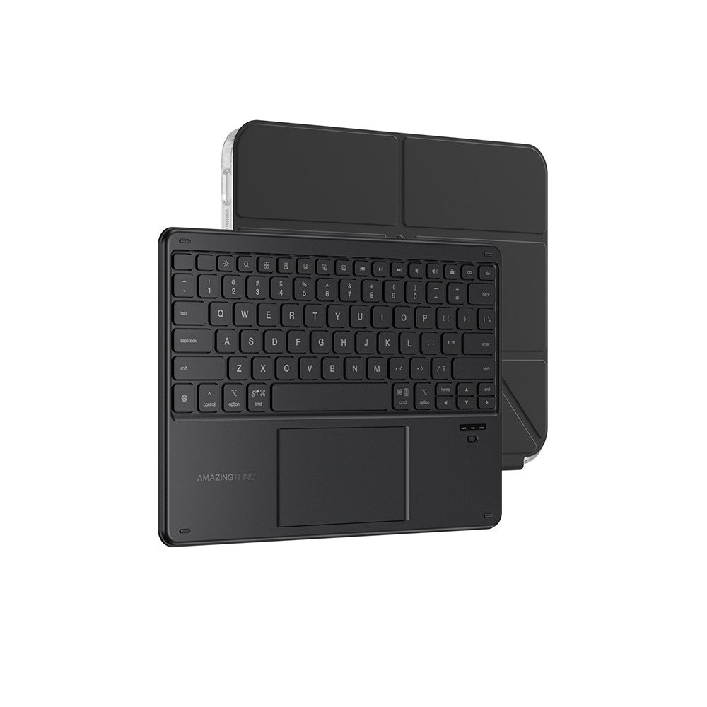 Apple iPad Air 13 2025 M3 Amazingthing Minimal KeyLite Combo Klavyeli Standlı Kılıf