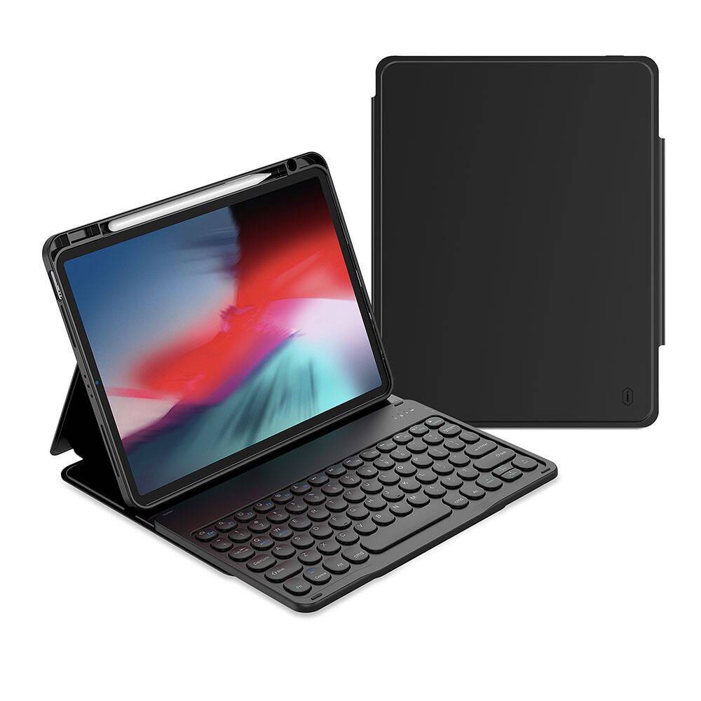 Apple iPad Pro 11 2025 M5 Wiwu Protective Gizli Kalem Bölmeli Klavyeli Kılıf