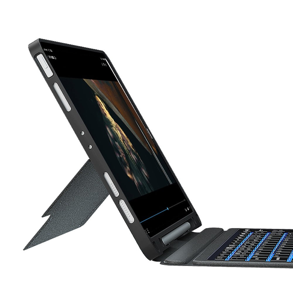 Apple iPad Pro 12.9 2022 M2 Wiwu MagTouch Serisi Gizli Kalem Bölmeli Klavyeli Kılıf