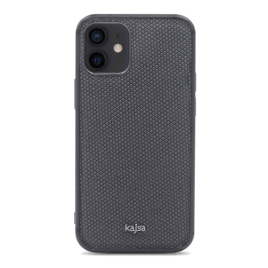 Apple iPhone 12 Kılıf Kajsa Preppie Serisi Dark Kapak