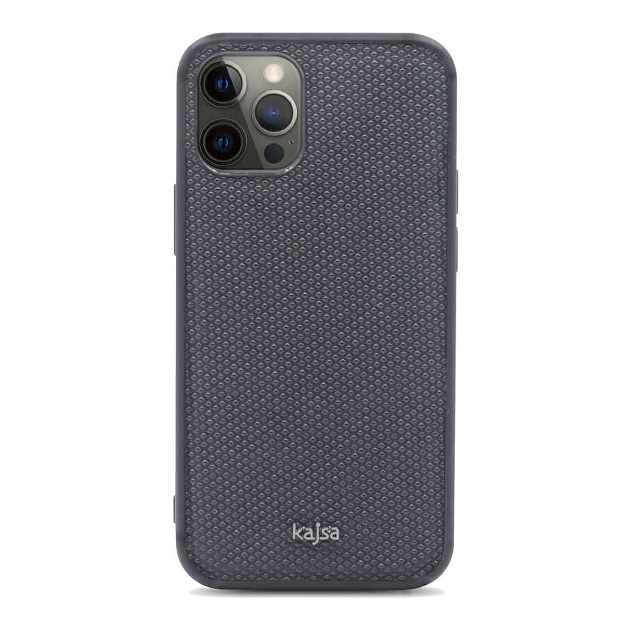 Apple iPhone 12 Pro Kılıf Kajsa Preppie Serisi Dark Kapak