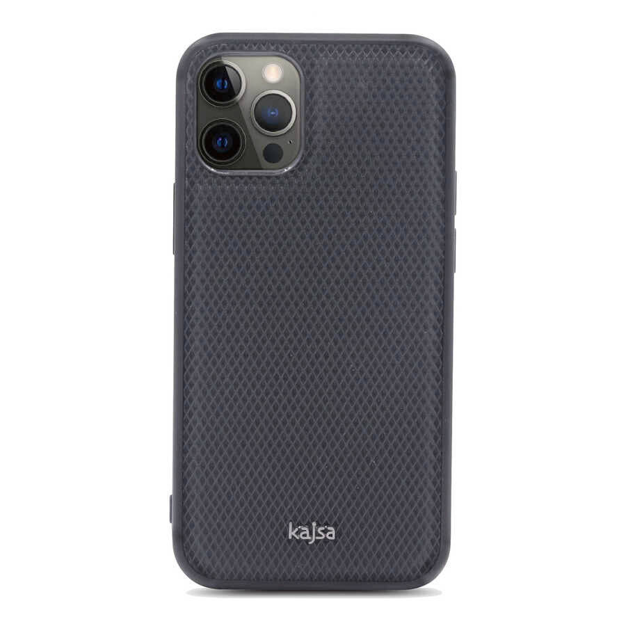 Apple iPhone 12 Pro Kılıf Kajsa Preppie Serisi Dark Kapak