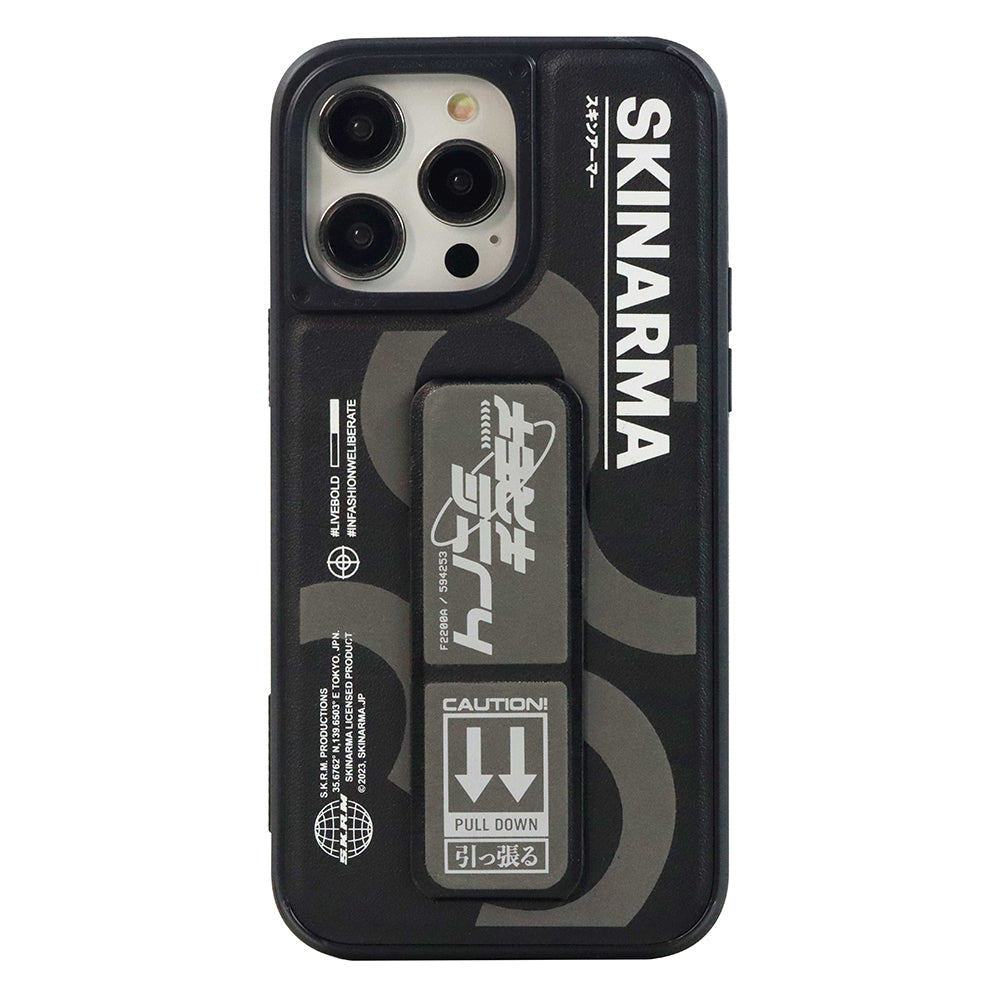 Apple iPhone 13 Kılıf Skinarma Standlı Deri Görünümlü Bango Kapak