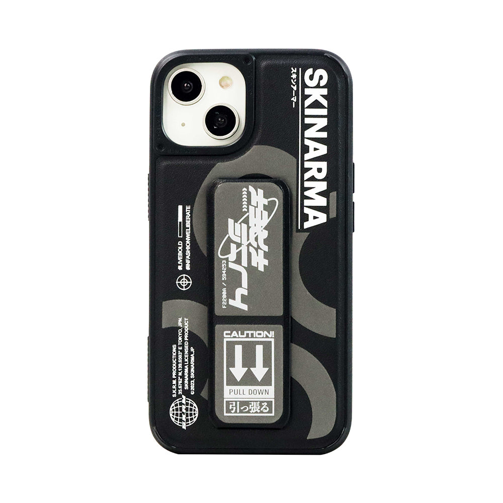 Apple iPhone 13 Kılıf Skinarma Standlı Deri Görünümlü Bango Kapak