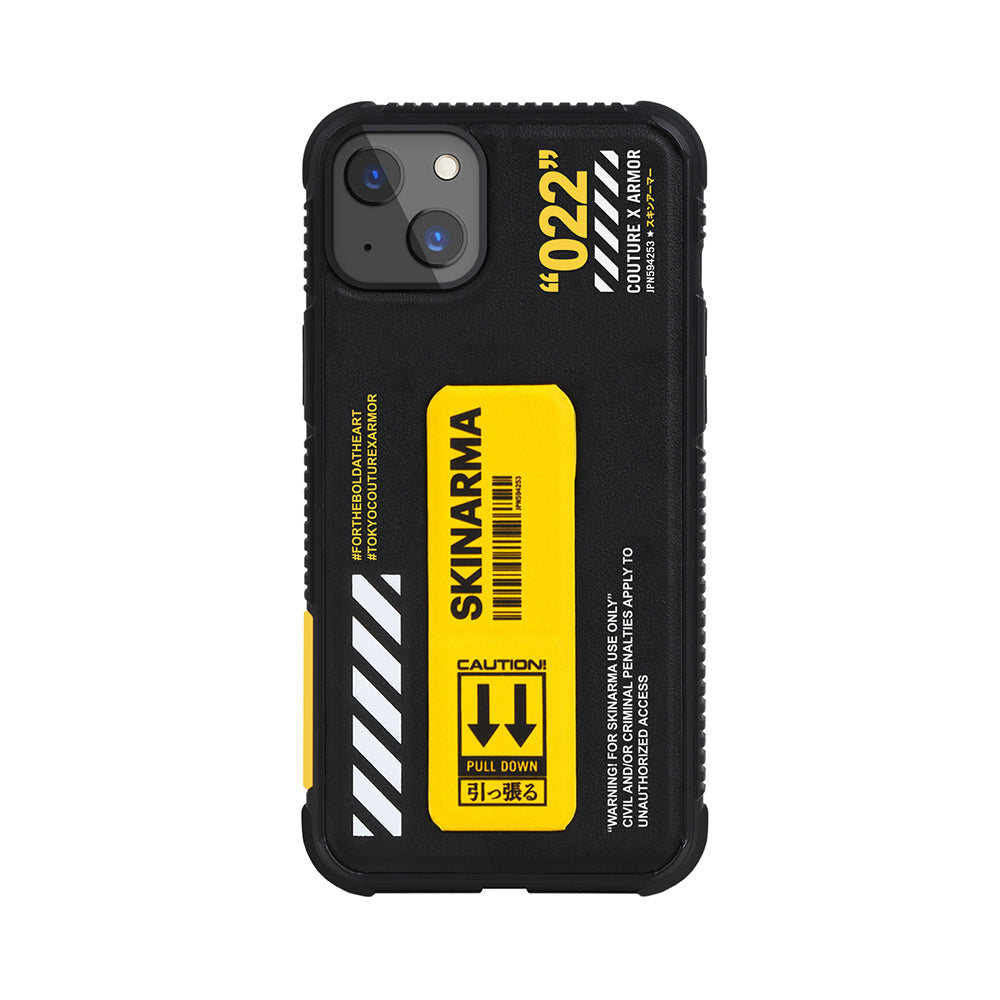 Apple iPhone 13 Kılıf Skinarma Standlı Deri Görünümlü Shingoki Kapak