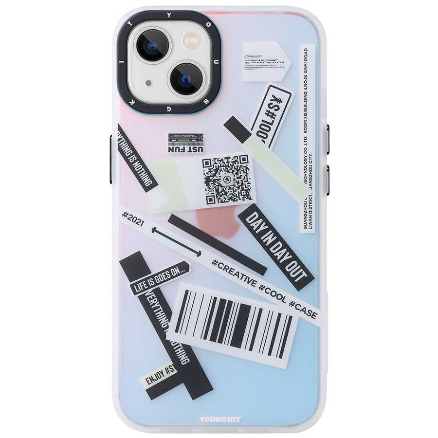 Apple iPhone 13 Kılıf YoungKit Fashion Culture Time Serisi Kapak