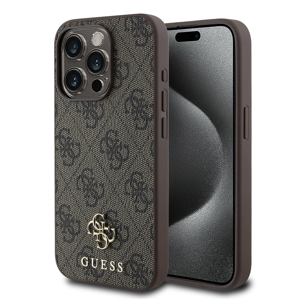Apple iPhone 13 Pro Kılıf Guess Orjinal Lisanslı M-safe Şarj Özellikli Small 4G Classic Kapak