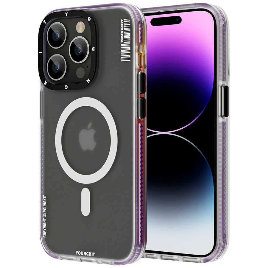 Apple iPhone 13 Pro Kılıf M-safe Şarj Özellikli Youngkit Jane Sand Serisi Kapak