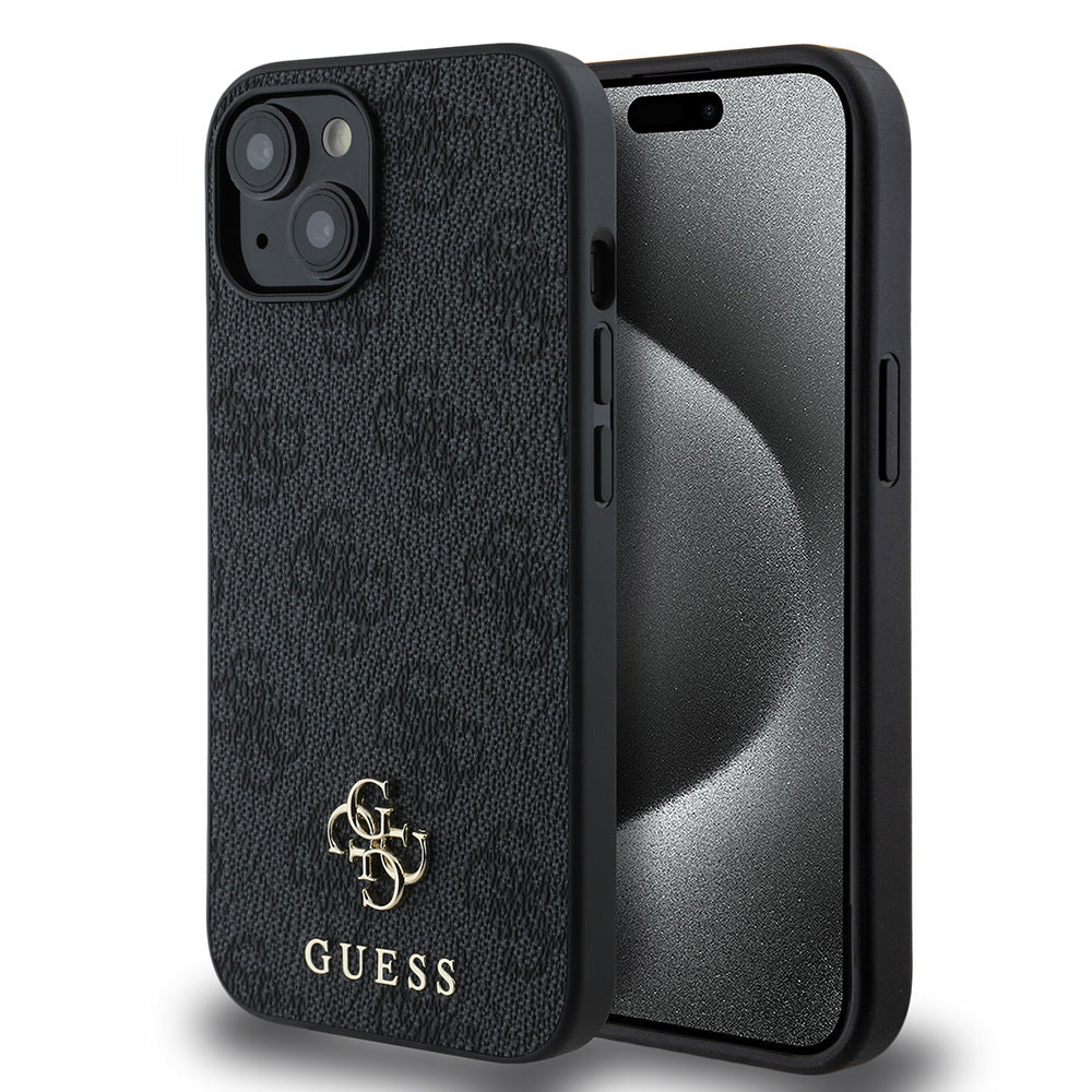 Apple iPhone 14 Kılıf Guess Orjinal Lisanslı M-safe Şarj Özellikli Small 4G Classic Kapak