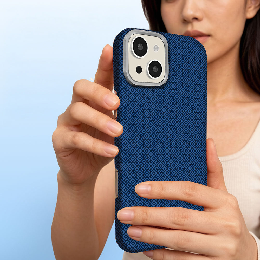 Apple iPhone 14 Kılıf M-Safe Şarj Özellikli Zore Paris Vax Sert PC Kapak