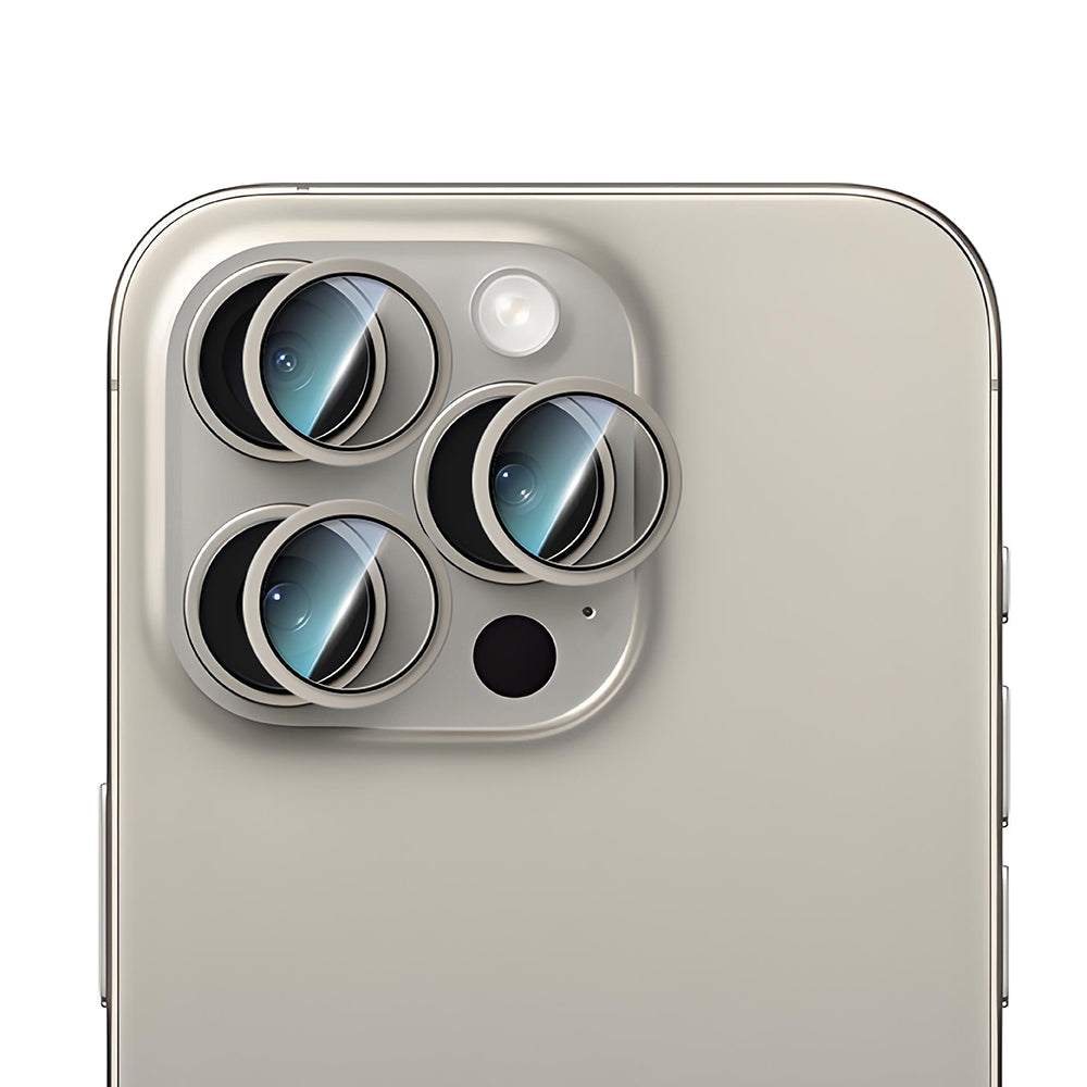 Apple iPhone 14 Pro CaseWorld Alloy Serisi Oleofobik Anti Reflective Kamera Lens Koruyucu