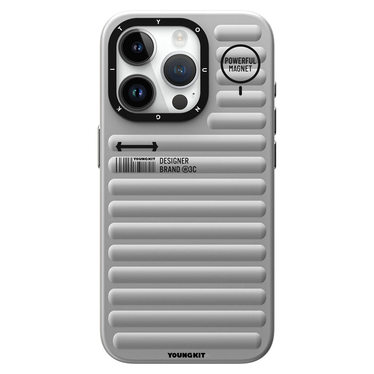 Apple iPhone 14 Pro Kılıf Mat Renkli Tasarım YoungKit Original Serisi Kapak