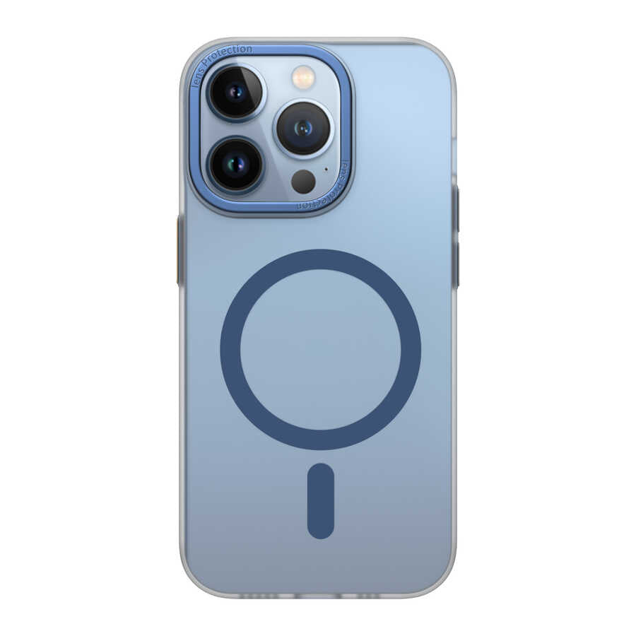 Apple iPhone 14 Pro Wiwu Frosted Magnetic Buzlu Sert PC Kapak