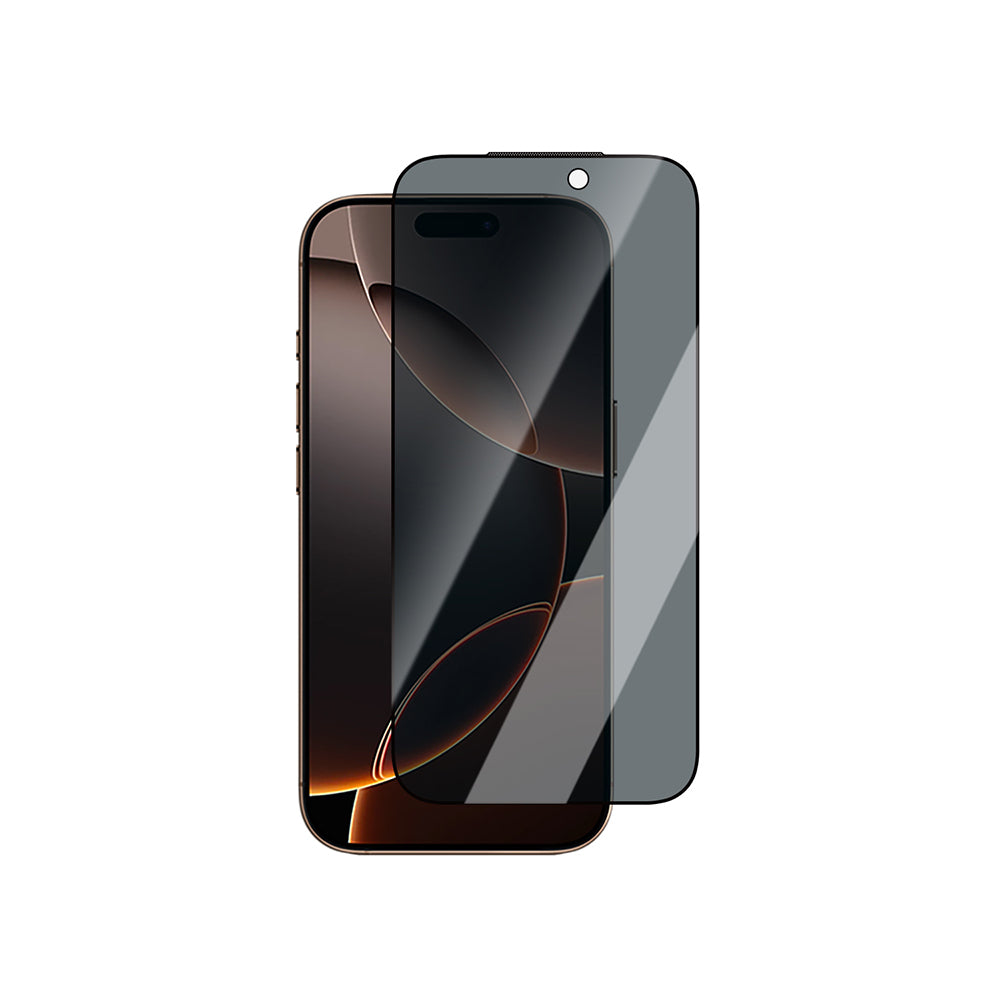 Apple iPhone 15 CaseWorld Applicator Serisi 2.5D Eyesafe Mavi Işık Teknolojili 0.33mm Privacy Temperli Cam Ekran Koruyucu + Uygulama Aparatı