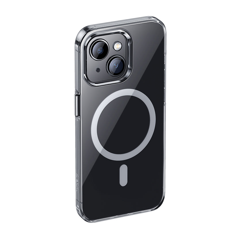 Apple iPhone 15 Kılıf M-safe Şarj Özellikli Benks Crystal Serisi Şeffaf Kapak