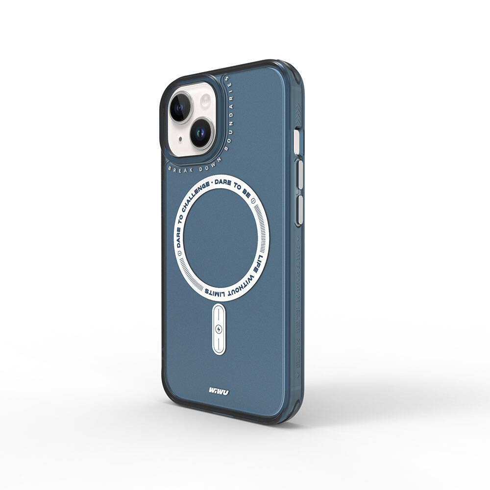 Apple iPhone 15 Kılıf M-safe Şarj Özellikli Wiwu Basic Color J Serisi Kapak