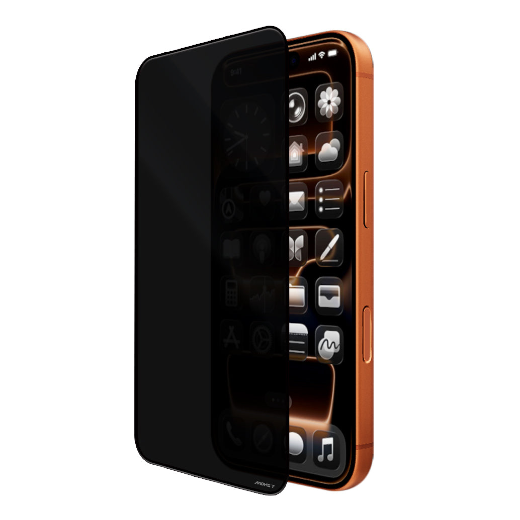 Apple iPhone 15 Mohseven M6 Privacy Temperli Cam Ekran Koruyucu + Kolay Uygulama Aparatı