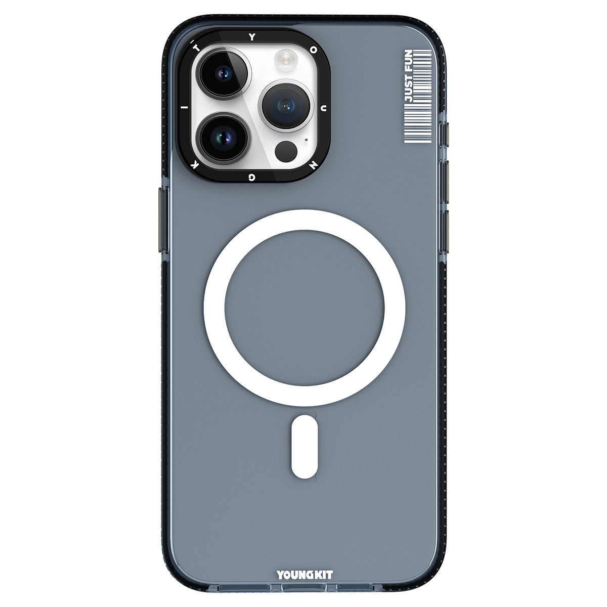 Apple iPhone 15 Pro Kılıf M-safe Şarj Özellikli YoungKit Crystal Color Serisi Kapak