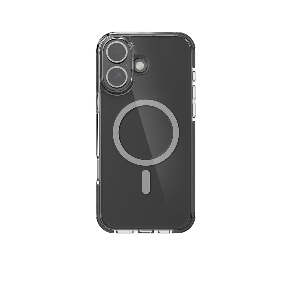 Apple iPhone 16 Plus Kılıf M-safe Şarj Özellikli Airbag Tasarımlı Raptic Clear Serisi Şeffaf Kapak