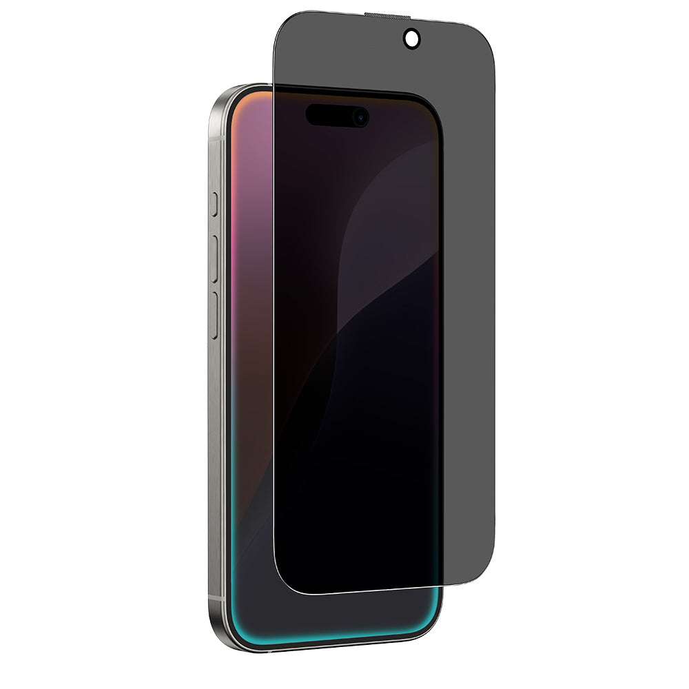 Apple iPhone 16 Pro Amazingthing Titan Privacy Parmak İzi Bırakmayan Temperli Cam Ekran Koruyucu