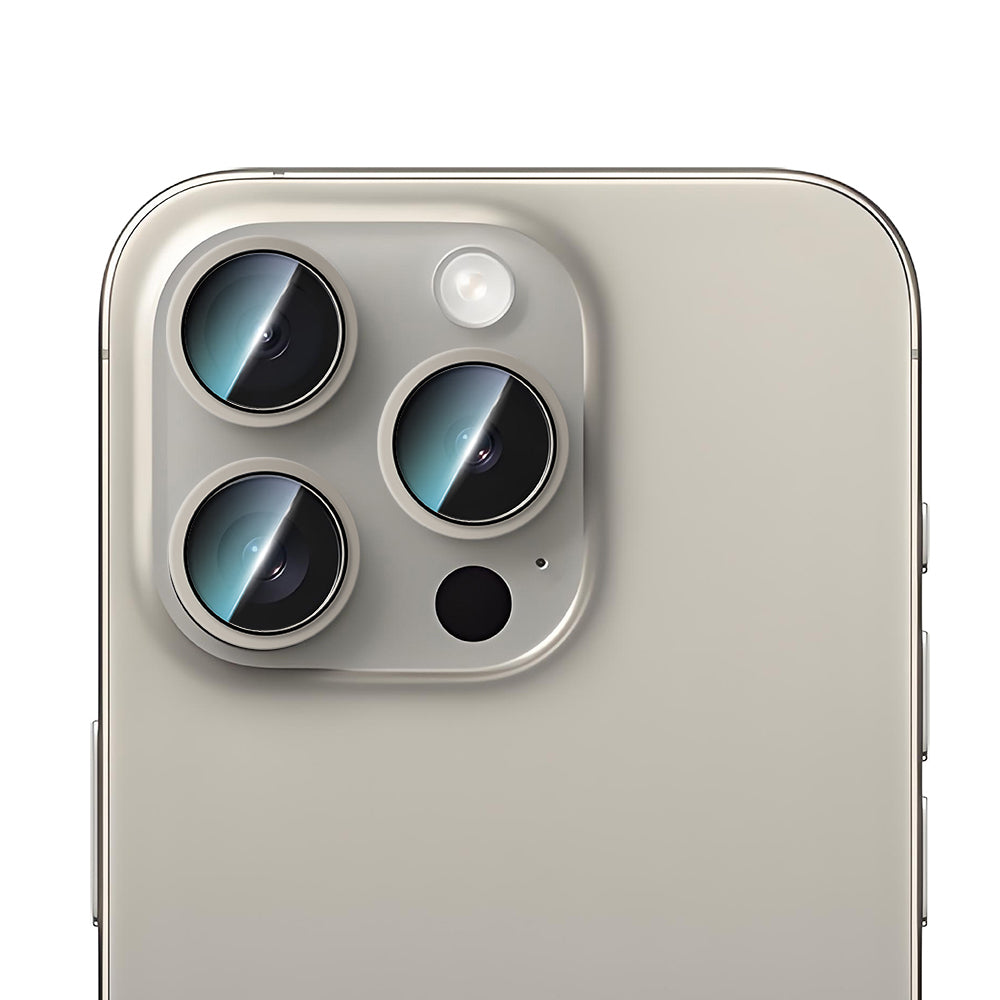 Apple iPhone 16 Pro CaseWorld Alloy Two-Color Serisi Lens Koruyucu