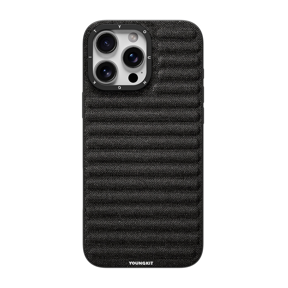 Apple iPhone 16 Pro Kılıf M-safe Şarj Özellikli Youngkit Canvas Serisi Kapak
