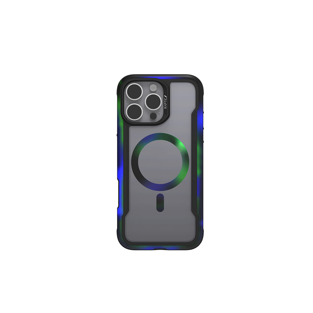 Apple iPhone 16 Pro Max Kılıf M-safe Şarj Özellikli Airbagli Raptic Shield 2.0 Serisi Şeffaf Arka Yüzey Kapak