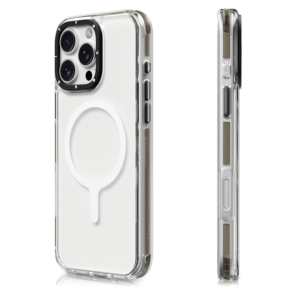 Apple iPhone 16 Pro Max Kılıf M-safe Şarj Özellikli YoungKit Crystal Color Serisi Kapak