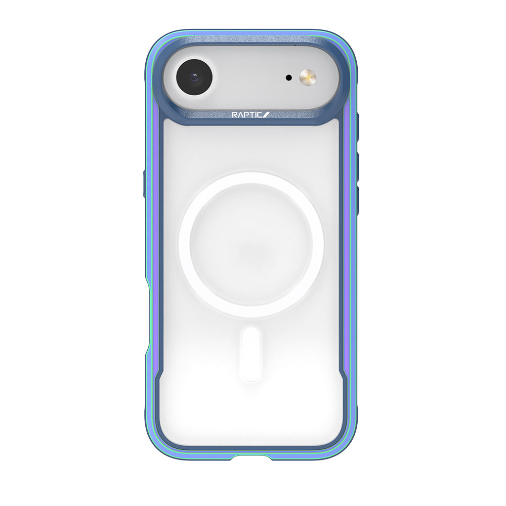 Apple iPhone 17 Air Kılıf M-safe Şarj Özellikli Airbagli Raptic Shield Serisi Şeffaf Arka Yüzey Kapak