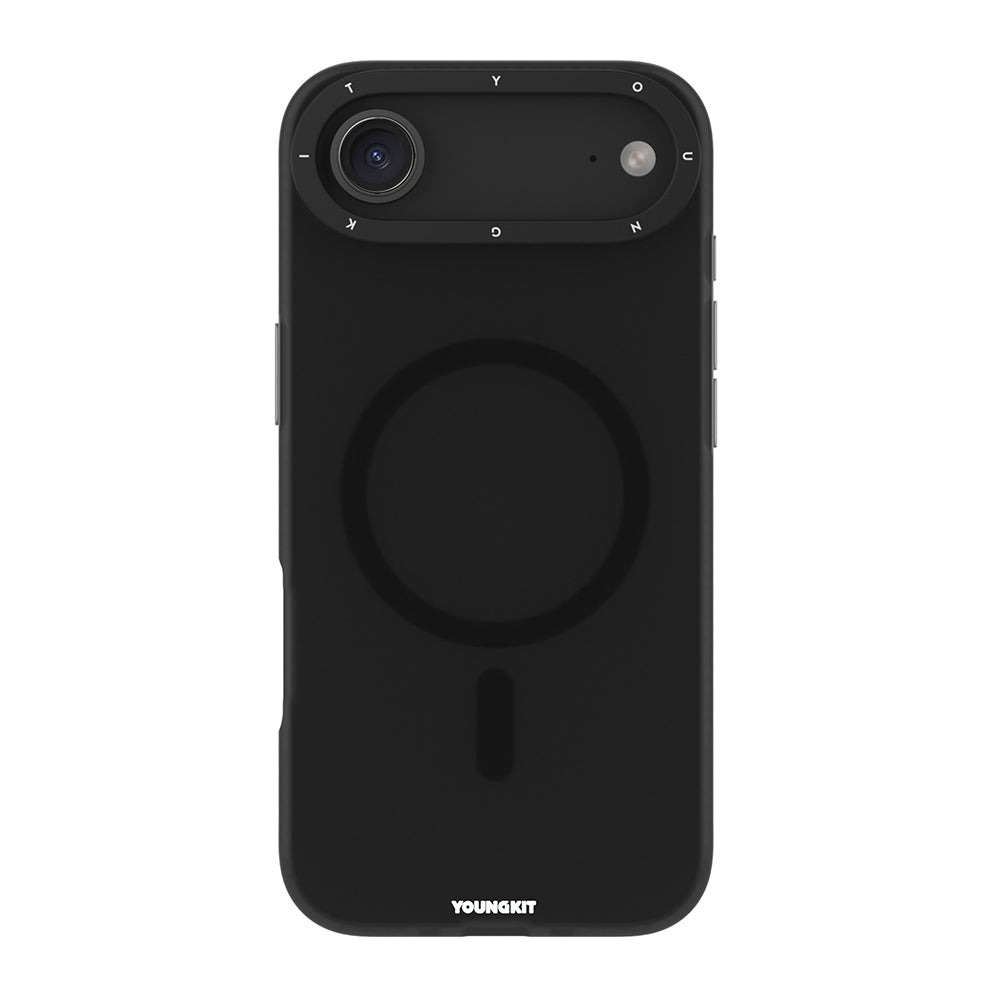 Apple iPhone 17 Air Kılıf M-safe Şarj Özellikli Youngkit Hidden Sand Serisi Kapak