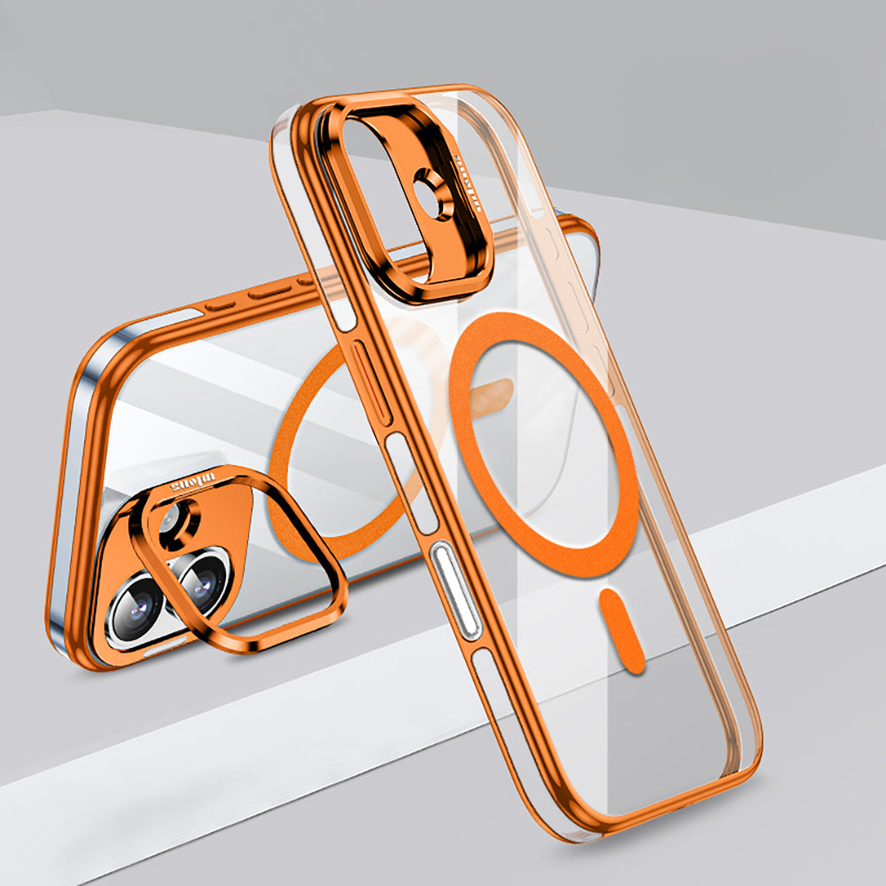 Apple iPhone 17 Kılıf M-safe Şarj Özellikli Wlons Standlı Efsane Kapak