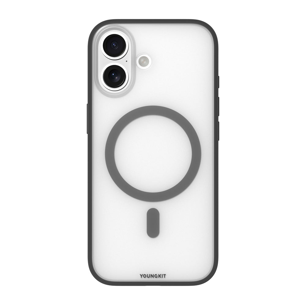 Apple iPhone 17 Kılıf M-safe Şarj Özellikli Youngkit Clear Serisi Kapak