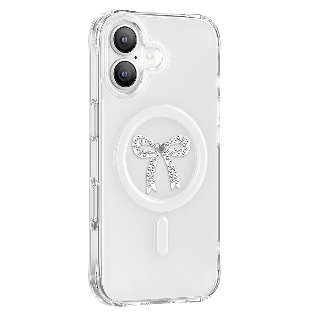 Apple iPhone 17 Kılıf M-Safe Şarj Özellikli Zore Paris Mova Sert PC Kapak