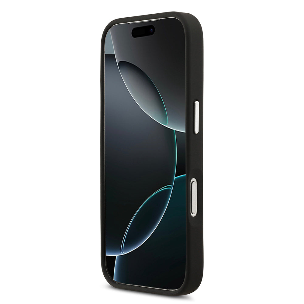 Apple iPhone 17 Pro Kılıf Lacoste Orjinal Lisanslı M-safe Şarj Özellikli Champs Elysees PU Deri Tasarımlı Kapak