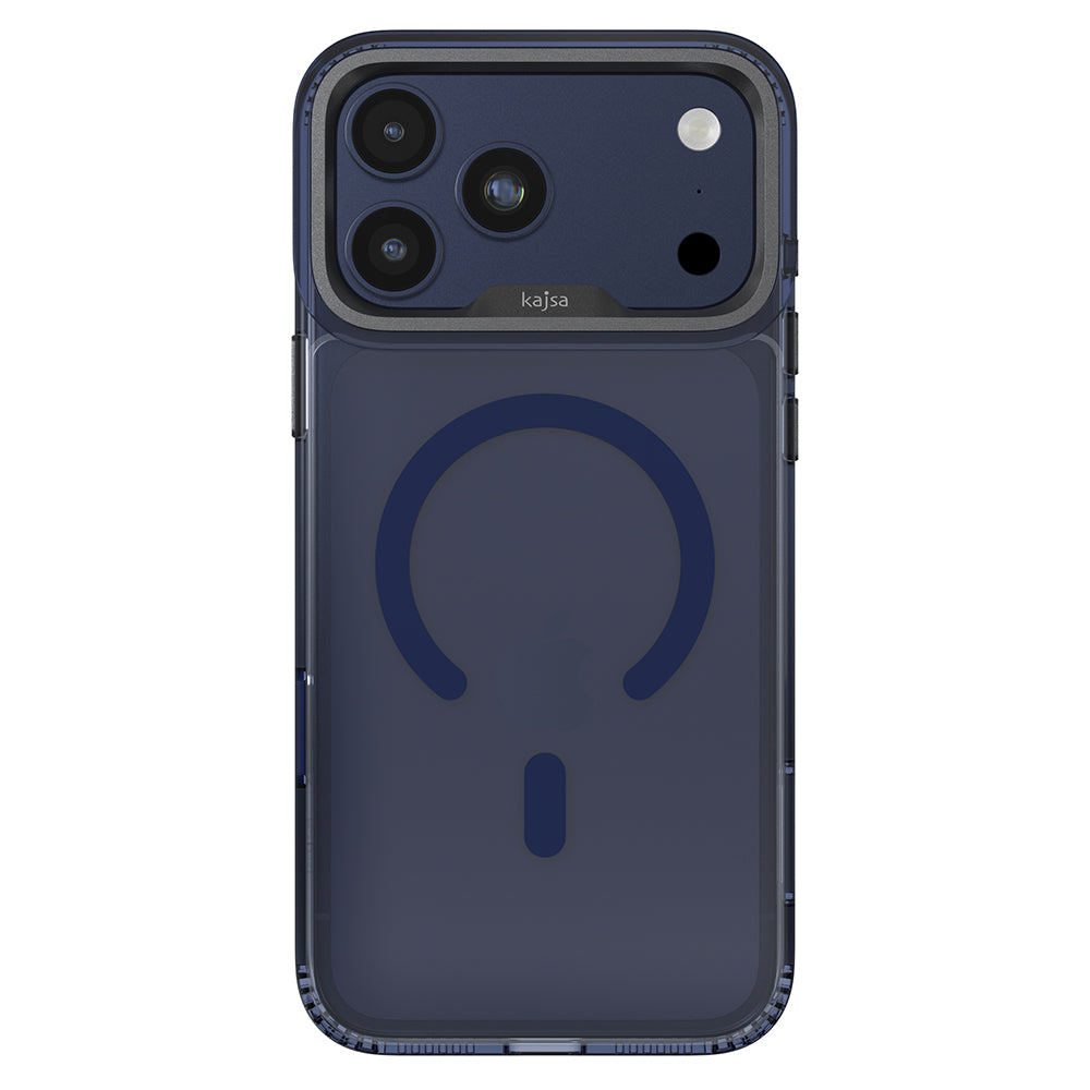 Apple iPhone 17 Pro Kılıf M-safe Şarj Özellikli Airbag Tasarımlı O-Ring Şeffaf Kajsa Trans Shield Serisi Kapak