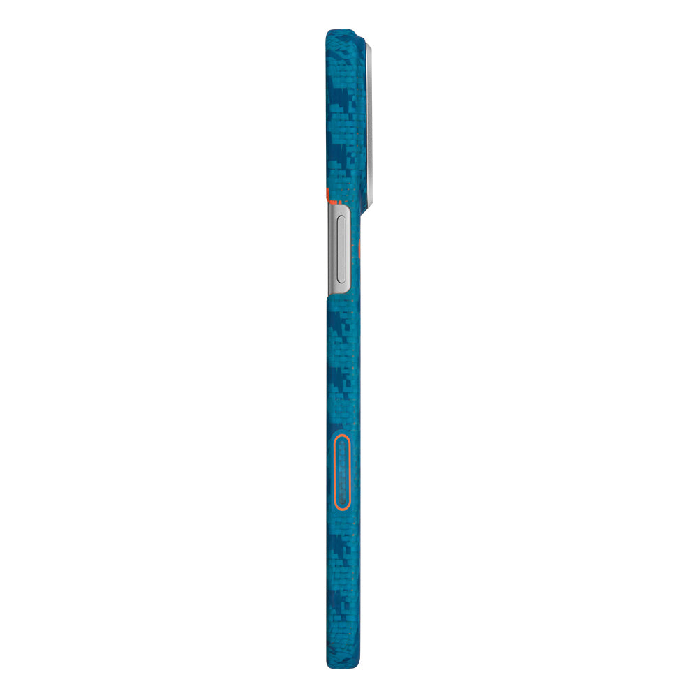 Apple iPhone 17 Pro Kılıf M-safe Şarj Özellikli Aramid Fiber Pitaka Edge Serisi Happiness Rides Kapak