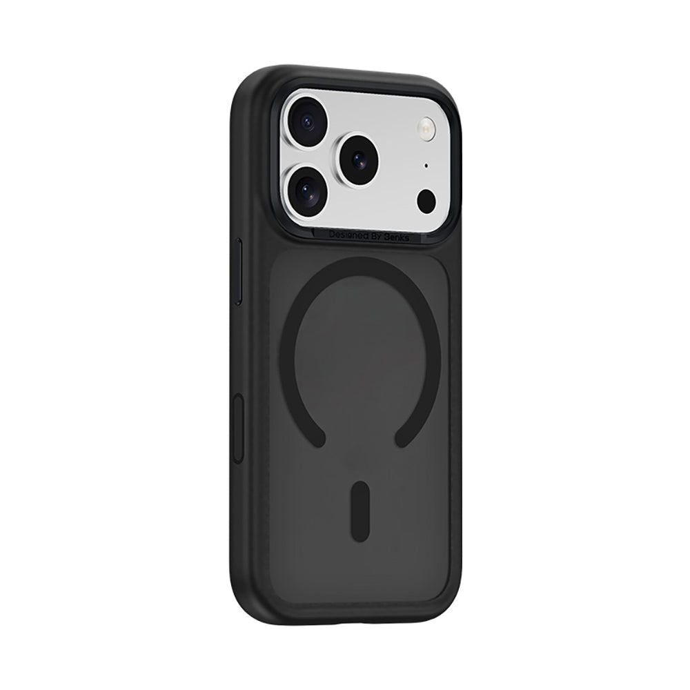 Apple iPhone 17 Pro Kılıf M-Safe Şarj Özellikli Benks Mist C-Magnet Yeni Seri Kapak