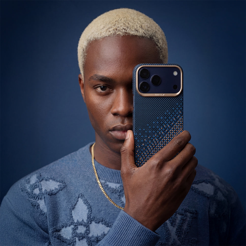 Apple iPhone 17 Pro Kılıf M-safe Şarj Özellikli Raptic Aramid Skin Serenity Serisi Kapak