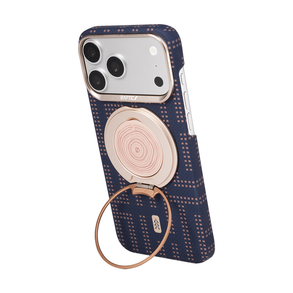 Apple iPhone 17 Pro Kılıf M-safe Şarj Özellikli Raptic Aramid Skin Serisi Kapak