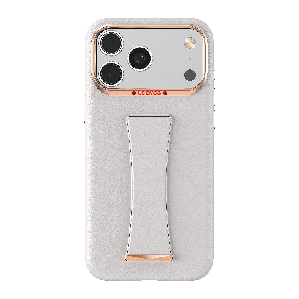 Apple iPhone 17 Pro Kılıf M-Safe Şarj Özellikli Standlı Udemos İndependence Serisi Kapak