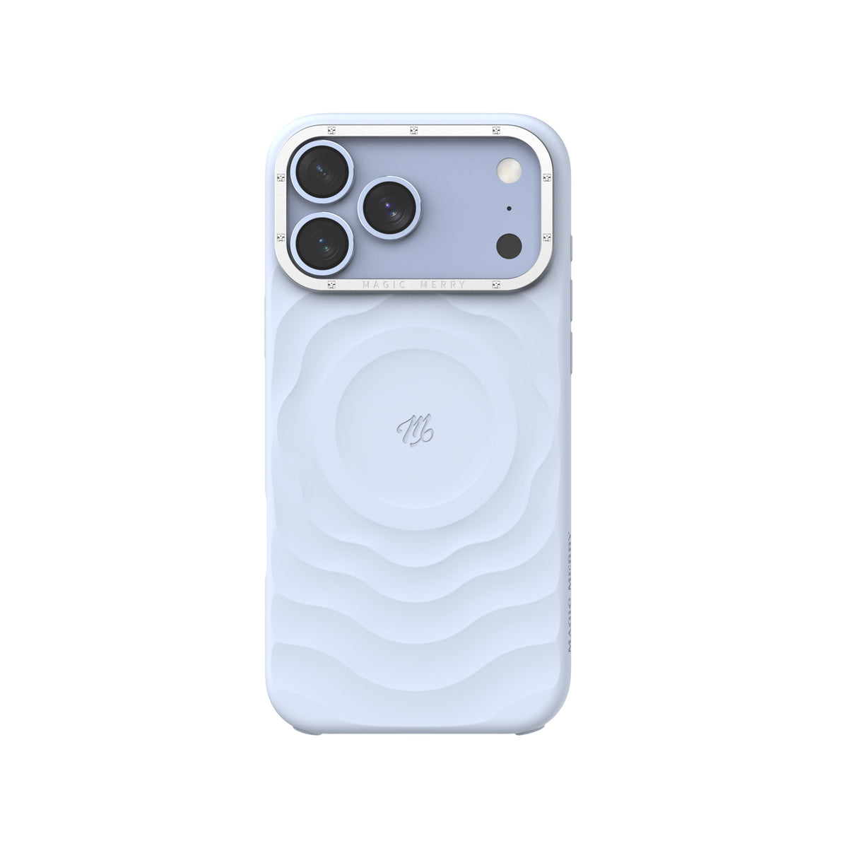 Apple iPhone 17 Pro Kılıf M-safe Şarj Özellikli Wiwu Magic Merry Blossom Drift Serisi Kapak