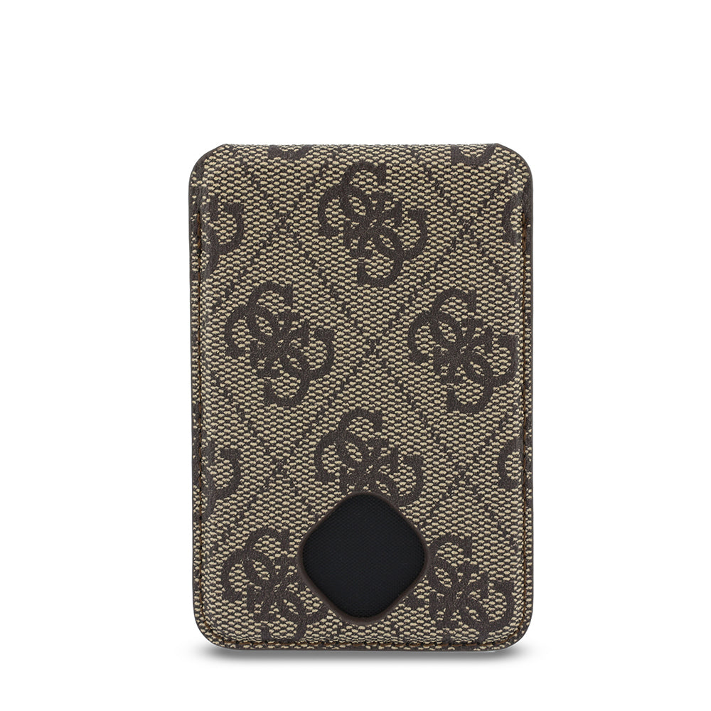Apple iPhone 17 Pro Max Kılıf Guess Orjinal Lisanslı M-safe Şarj Özellikli 4G Büyük Metal Logolu Kartlıklı Kapak