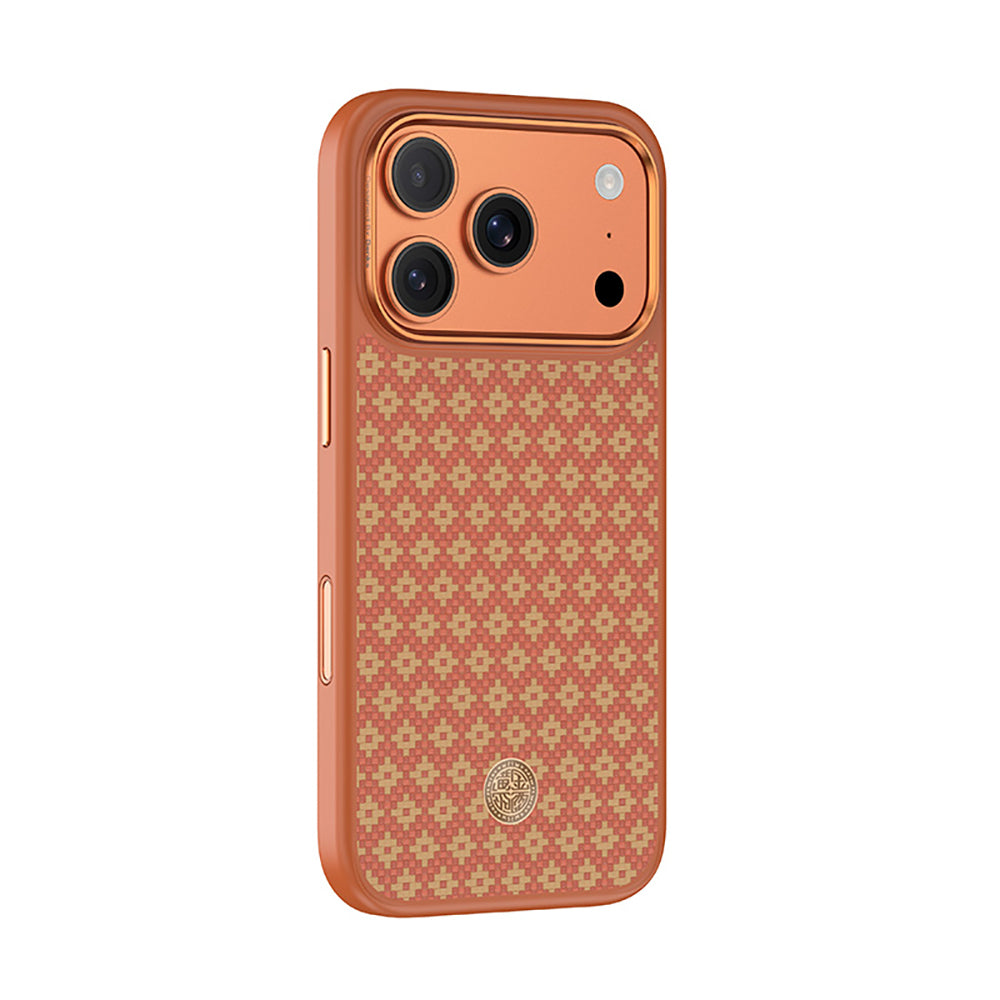 Apple iPhone 17 Pro Max Kılıf M-Safe Şarj Özellikli Benks ArmorPro ArmorGrid Serisi Kevlar Kapak