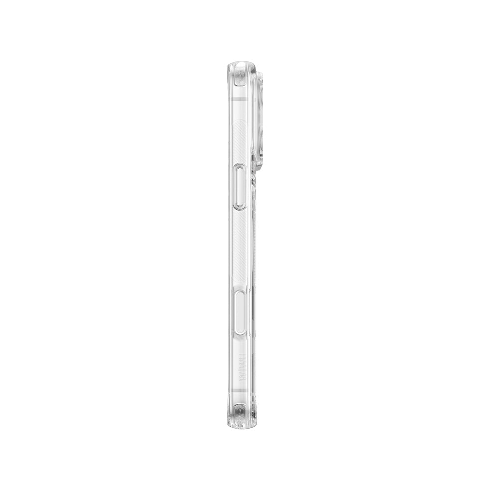 Apple iPhone 17 Pro Max Kılıf M-safe Şarj Özellikli Wiwu CS-202 Crystal Shield Pro Serisi Anti Yellowing Sert PC Kapak