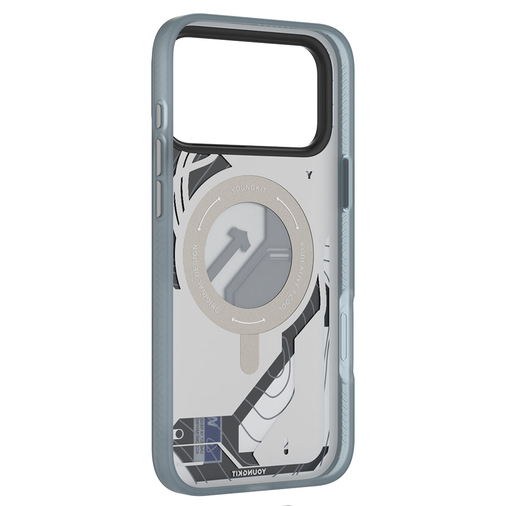 Apple iPhone 17 Pro Max Kılıf M-safe Şarj Özellikli Youngkit Starship Serisi Kapak